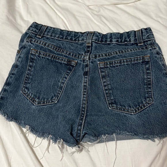 High Rise Distressed Jean Shorts - Picture 2 of 3
